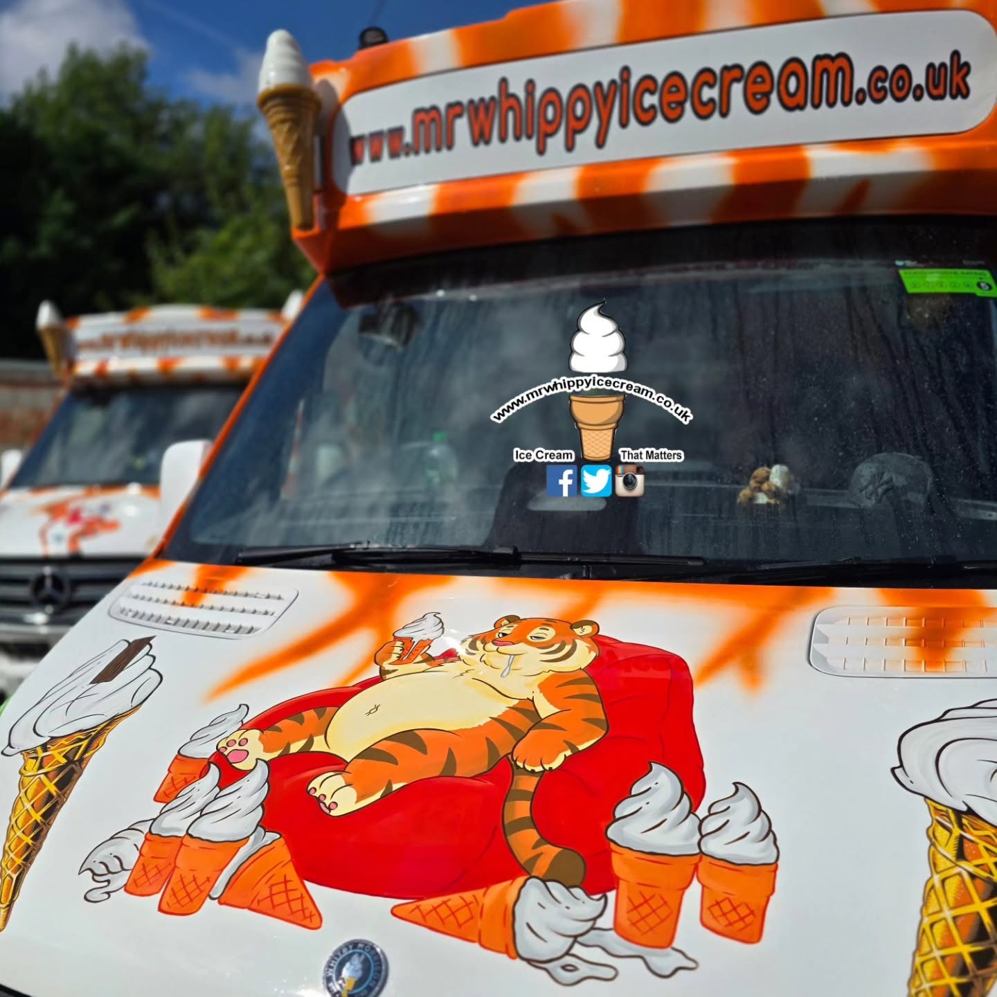 Mr Whippy ice cream van hire for summer holiday events and parties